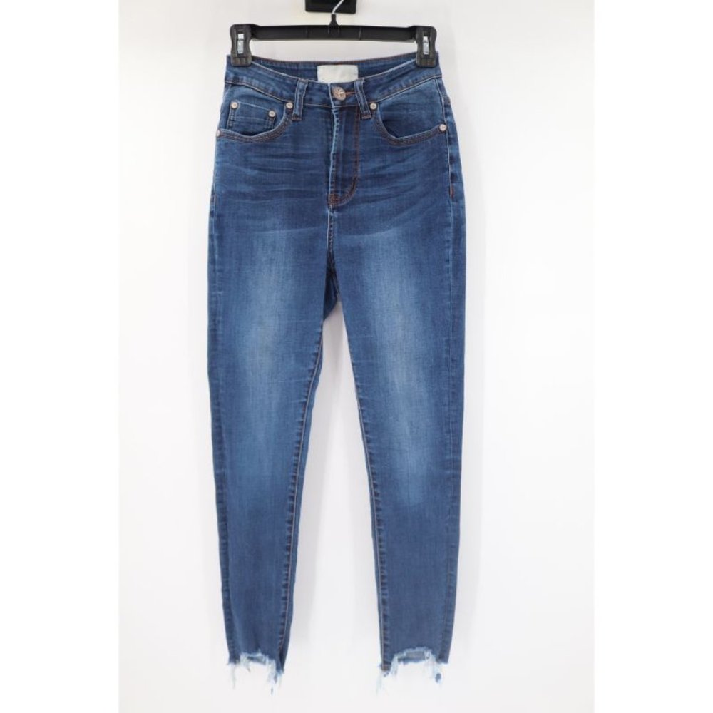 One teaspoon women's 26 super high waist freebirds II stretch fitted leg jeans